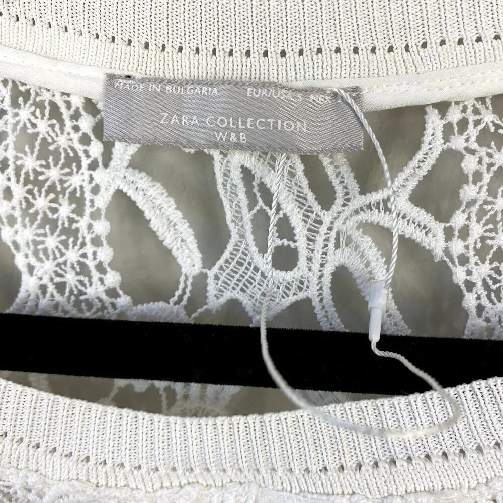 Zara crochet cropped
